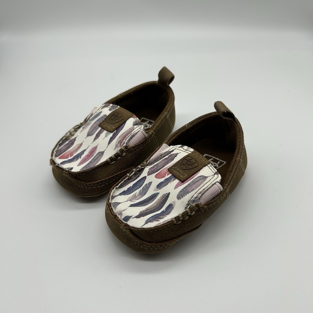 ARIAT Lil Stompers Anna Slip On Shoes Size 4 (9-12 Months) Cruiser Casual Girls